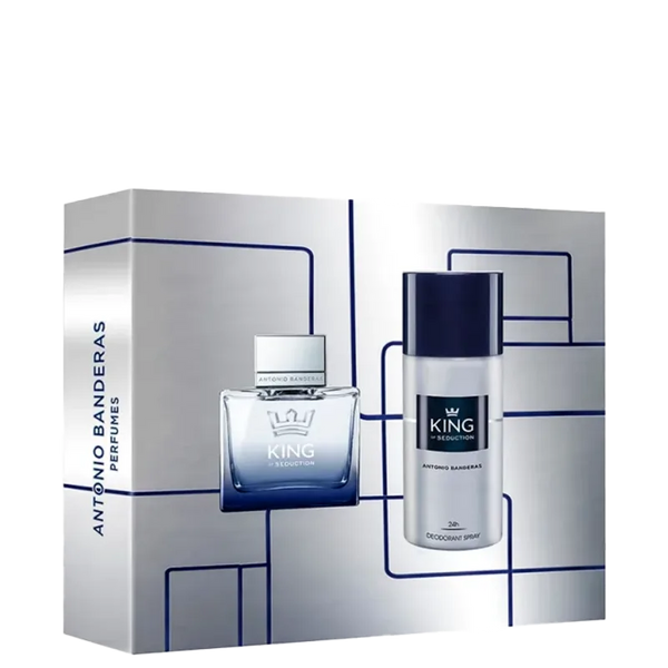 Conjunto King of Seduction Banderas Masculino Eau de Toilette 100ml + Desodorante 150ml